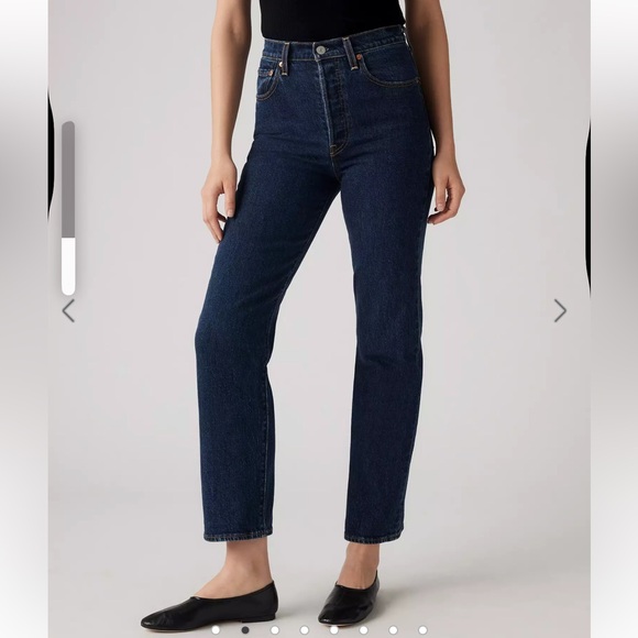 RIBCAGE STRAIGHT ANKLE WOMEN'S JEANS - Picture 2 of 5